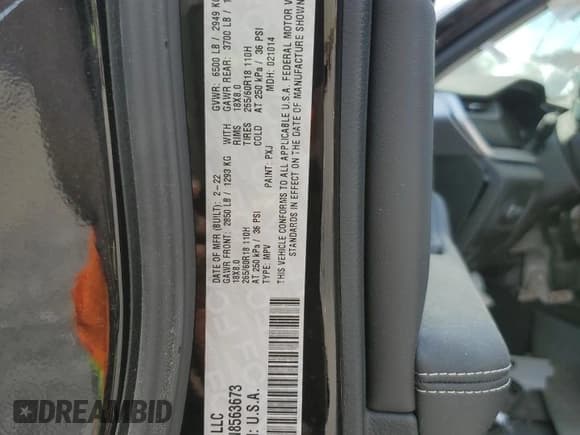 ✅ 2022 Jeep Grand Cherokee Limited • VIN: 1C4RJKBGXN8563673 • Lot: 62004665. Listed on Copart with 5,010 mi. Free auction sales archive from the USA and detailed vehicle history report at DreamBid. Image 12.