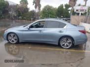 ✅ 2018 Infiniti Q50 Luxe • VIN: JN1EV7AP4JM356363 • Lot: 43443105. Listed on IAAI with 75,011 mi. Free auction sales archive from the USA and detailed vehicle history report at DreamBid. Image 14.