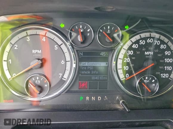 ✅ 2011 Ram 1500 ST • VIN: 1D7RB1GP0BS519959 • Lot: 95834195. Wystawiony na Copart z przebiegiem 184 010 mil. Bezpłatny archiwum sprzedaży aukcyjnych z USA i szczegółowy raport historii pojazdu na DreamBid. Zdjęcie 9.