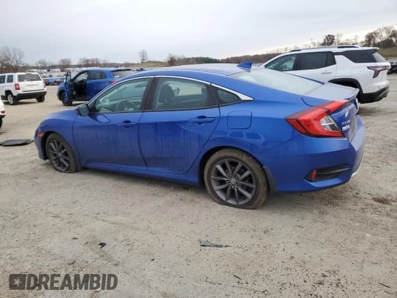 ✅ 2020 Honda Civic EX • VIN: 19XFC1F39LE011177 • Lot: 92724755. Wystawiony na Copart z przebiegiem 118 609 mil. Bezpłatny archiwum sprzedaży aukcyjnych z USA i szczegółowy raport historii pojazdu na DreamBid. Zdjęcie 2.