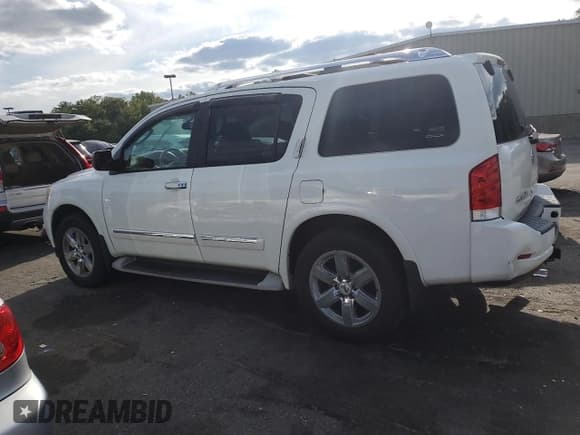 ✅ 2010 Nissan Armada Platinum • VIN: 5N1AA0NE9AN610615 • Lot: 80201415. Wystawiony na Copart z przebiegiem 206 742 mil. Bezpłatny archiwum sprzedaży aukcyjnych z USA i szczegółowy raport historii pojazdu na DreamBid. Zdjęcie 2.