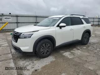 ✅ 2023 Nissan Pathfinder SV • VIN: 5N1DR3BA0PC250390 • Lot: 63025425. Listed on Copart with 29,909 mi. Free auction sales archive from the USA and detailed vehicle history report at DreamBid. Image 1.