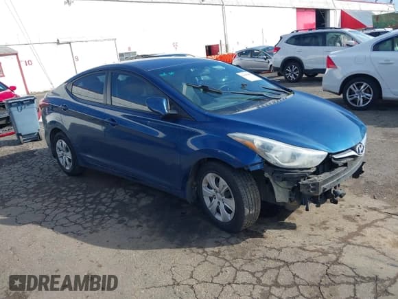 ✅ 2016 Hyundai Elantra SE • VIN: KMHDH4AE2GU525314 • Lot: 41688805. Listed on IAAI with 175,717 mi. Free auction sales archive from the USA and detailed vehicle history report at DreamBid. Image 1.