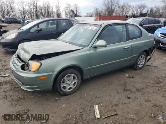 2003 Hyundai Accent GL с VIN KMHCG35C43U236043, выставлен на аукционе Copart как лот 87675835 с пробегом 76 232 миль миль и Списание • Salvage title. История ставок и продаж доступна на DreamBid. Изображение 1.