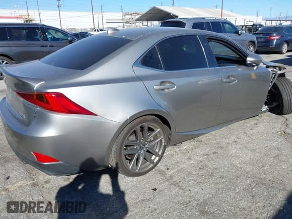 ✅ 2017 Lexus IS 200t • VIN: JTHBA1D27H5059552 • Lot: 41376033. Listed on IAAI with 64,253 mi. Free auction sales archive from the USA and detailed vehicle history report at DreamBid. Image 4.