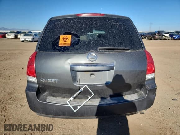 ✅ 2008 Nissan Quest • VIN: 5N1BV28U58N112431 • Lot: 71751505. Wystawiony na Copart z przebiegiem 164 333 mil. Bezpłatny archiwum sprzedaży aukcyjnych z USA i szczegółowy raport historii pojazdu na DreamBid. Zdjęcie 6.