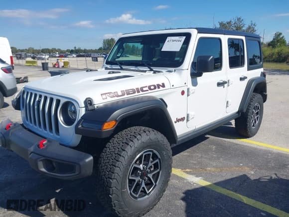 ✅ 2024 Jeep Wrangler Rubicon • VIN: 1C4PJXFG9RW336006 • Лот: 43709104. Опубликован ранее на IAAI с пробегом 24 665 миль. Бесплатный доступ к архиву аукционных продаж из США и подробный отчёт об истории автомобиля на DreamBid. Изображение 2.