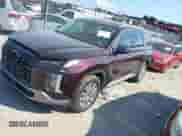 2024 Hyundai Palisade SEL with VIN KM8R24GE9RU740724, listed as a IAAI auction lot 43277234 with 44,963 mi miles and . Bid and sale history available at DreamBid. Image 2.