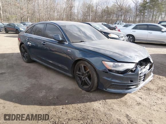 ✅ 2015 Audi A6 Premium Plus • VIN: WAUFGAFC5FN016295 • Lot: 43917136. Listed on IAAI with 213,556 mi. Free auction sales archive from the USA and detailed vehicle history report at DreamBid. Image 1.