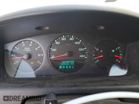 2013 Chevrolet Impala LS with VIN 2G1WF5E37D1184588, listed as a Copart auction lot 82370615 with 220,421 mi miles and Salvage title. Bid and sale history available at DreamBid. Image 9.