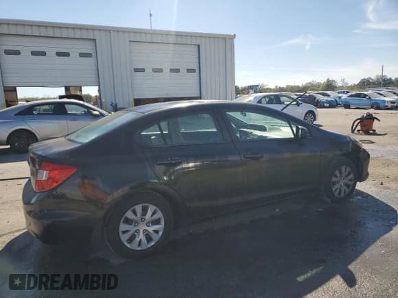✅ 2012 Honda Civic LX • VIN: 2HGFB2F52CH591887 • Lot: 90085855. Wystawiony na Copart z przebiegiem 119 380 mil. Bezpłatny archiwum sprzedaży aukcyjnych z USA i szczegółowy raport historii pojazdu na DreamBid. Zdjęcie 3.