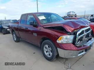2019 Ram 1500 Tradesman z VIN 1C6RR6FG4KS697286, wystawiony jako IAAI lot #41323936 z przebiegiem 62 004 mil mil oraz . Historia ofert i sprzedaży dostępna na DreamBid. Obrazek 1.
