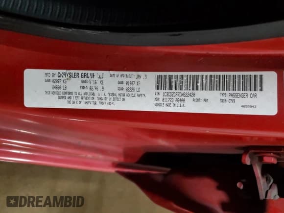 ✅ 2013 Dodge Avenger SXT • VIN: 1C3CDZCB7DN622420 • Лот: 93227175. Опубликован ранее на Copart с пробегом 162 084 миль. Бесплатный доступ к архиву аукционных продаж из США и подробный отчёт об истории автомобиля на DreamBid. Изображение 12.