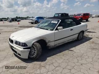 1997 BMW 3 Series z VIN WBABK7326VET64620, wystawiony jako Copart lot #61901235 z przebiegiem 183 765 mil mil oraz Szkoda całkowita • Salvage title. Historia ofert i sprzedaży dostępna na DreamBid. Obrazek 1.