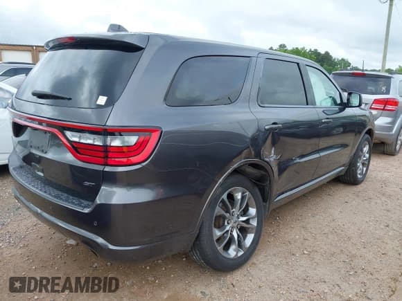 ✅ 2020 Dodge Durango GT Plus • VIN: 1C4RDHDG6LC259550 • Lot: 42461284. Listed on IAAI with 110,176 mi. Free auction sales archive from the USA and detailed vehicle history report at DreamBid. Image 4.