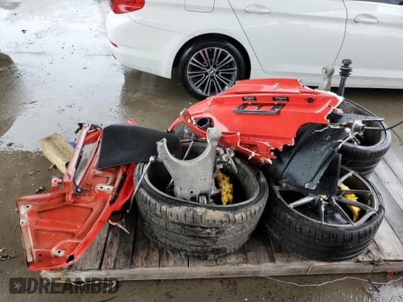 ✅ 2017 Ferrari 488 • VIN: ZFF80AMA0H0228122 • Lot: 63681772. Listed on Copart with Not provided. Free auction sales archive from the USA and detailed vehicle history report at DreamBid. Image 9.