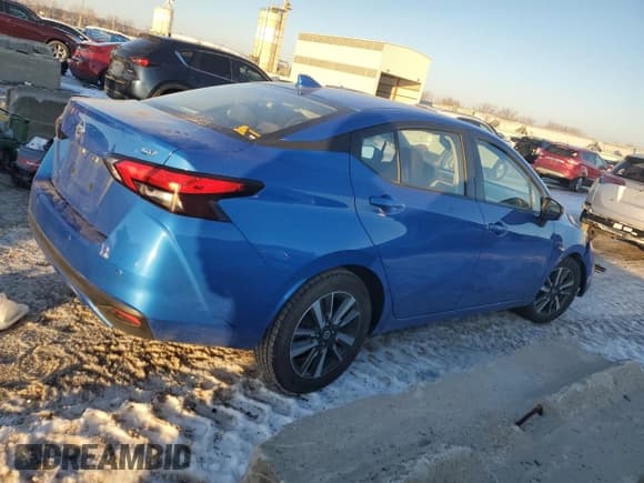 ✅ 2021 Nissan Versa SV • VIN: 3N1CN8EV1ML861121 • Lot: 90983955. Listed on Copart with 83,370 mi. Free auction sales archive from the USA and detailed vehicle history report at DreamBid. Image 3.