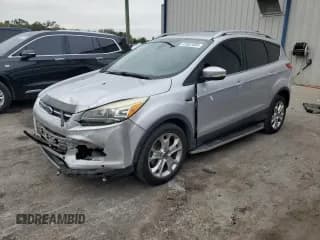 ✅ 2015 Ford Escape Titanium • VIN: 1FMCU0J91FUA76614 • Lot: 91867505. Listed on Copart with 137,803 mi. Free auction sales archive from the USA and detailed vehicle history report at DreamBid. Image 1.