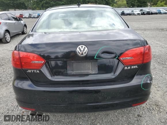 ✅ 2011 Volkswagen Jetta SEL • VIN: 3VWLZ7AJ1BM304504 • Lot: 60991215. Listed on Copart with 189,148 mi. Free auction sales archive from the USA and detailed vehicle history report at DreamBid. Image 6.