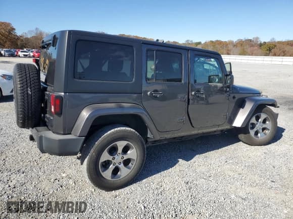 ✅ 2017 Jeep Wrangler Unlimited Sahara • VIN: 1C4BJWEG6HL627648 • Lot: 92383305. Listed on Copart with 88,993 mi. Free auction sales archive from the USA and detailed vehicle history report at DreamBid. Image 3.