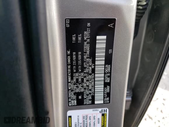 ✅ 2022 Lexus NX 250 Premium • VIN: 2T2GDCEZ6NC001934 • Лот: 72060784. Опубликован ранее на Copart с пробегом 11 980 миль. Бесплатный доступ к архиву аукционных продаж из США и подробный отчёт об истории автомобиля на DreamBid. Изображение 13.