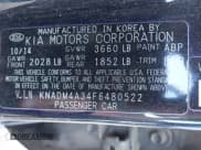 ✅ 2015 Kia Rio LX • VIN: KNADM4A34F6480522 • Лот: 43532158. Опубликован ранее на IAAI с пробегом 103 517 миль. Бесплатный доступ к архиву аукционных продаж из США и подробный отчёт об истории автомобиля на DreamBid. Изображение 9.