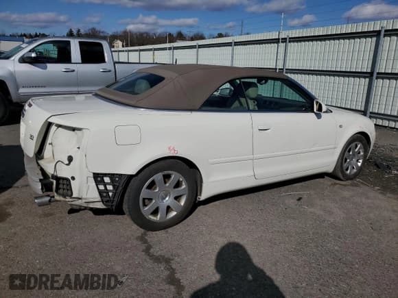 ✅ 2004 Audi A4 3.0L • VIN: WAUDT48H14K011915 • Lot: 45572975. Listed on Copart with 128,648 mi. Free auction sales archive from the USA and detailed vehicle history report at DreamBid. Image 3.