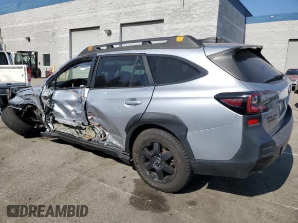 ✅ 2023 Subaru Outback Wilderness • VIN: 4S4BTGUD6P3181597 • Lot: 61655705. Listed on Copart with 24,251 mi. Free auction sales archive from the USA and detailed vehicle history report at DreamBid. Image 2.