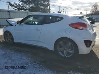 ✅ 2014 Hyundai Veloster Turbo • VIN: KMHTC6AE4EU207200 • Lot: 84560624. Listed on Copart with 116,578 mi. Free auction sales archive from the USA and detailed vehicle history report at DreamBid. Image 2.