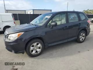 2014 Subaru Forester 2.5i z VIN JF2SJAAC1EH408022, wystawiony jako Copart lot #85176535 z przebiegiem Nie podano mil oraz Czysty tytuł • Clean title. Historia ofert i sprzedaży dostępna na DreamBid. Obrazek 1.