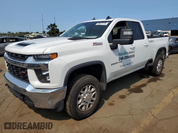 ✅ 2023 Chevrolet Silverado 2500HD LT • VIN: 1GC5YNE79PF131467 • Lot: 69922114. Listed on Copart with 46,187 mi. Free auction sales archive from the USA and detailed vehicle history report at DreamBid. Image 1.