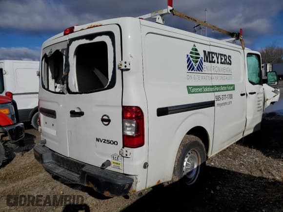 ✅ 2017 Nissan NV Cargo SV • VIN: 1N6BF0KY1HN807309 • Lot: 79271234. Listed on Copart with Not provided. Free auction sales archive from the USA and detailed vehicle history report at DreamBid. Image 3.