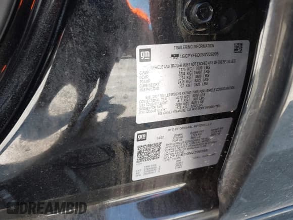 ✅ 2022 Chevrolet Silverado 1500 LT Trail Boss • VIN: 1GCPYFED0NZ236995 • Lot: 42514111. Wystawiony na IAAI z przebiegiem 53 377 mil. Bezpłatny archiwum sprzedaży aukcyjnych z USA i szczegółowy raport historii pojazdu na DreamBid. Zdjęcie 9.