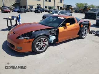 2007 Chevrolet Corvette Z06 with VIN 1G1YY26E275127106, listed as a Copart auction lot 50730175 with 25,824 mi miles and Salvage title. Bid and sale history available at DreamBid. Image 1.
