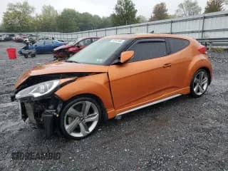 ✅ 2014 Hyundai Veloster Turbo • VIN: KMHTC6AE7EU191610 • Lot: 73241164. Wystawiony na Copart z przebiegiem 80 956 mil. Bezpłatny archiwum sprzedaży aukcyjnych z USA i szczegółowy raport historii pojazdu na DreamBid. Zdjęcie 1.