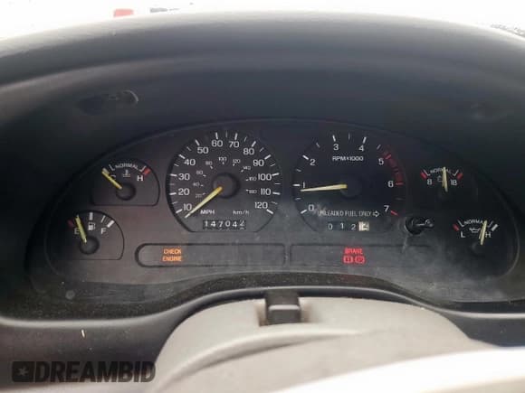 ✅ 1995 Ford Mustang • VIN: 1FALP4041SF262621 • Lot: 50466635. Listed on Copart with 147,042 mi. Free auction sales archive from the USA and detailed vehicle history report at DreamBid. Image 9.