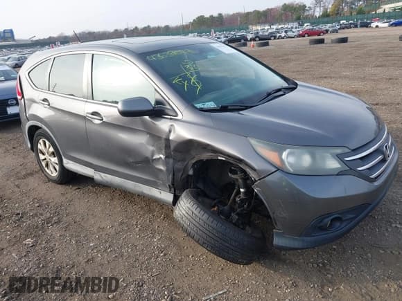 ✅ 2014 Honda CR-V EX • VIN: 2HKRM4H54EH690333 • Lot: 43637097. Listed on IAAI with 102,028 mi. Free auction sales archive from the USA and detailed vehicle history report at DreamBid. Image 1.