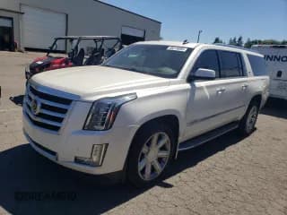 ✅ 2015 Cadillac Escalade ESV Premium • VIN: 1GYS4JKJ2FR267308 • Lot: 66215895. Listed on Copart with 108,784 mi. Free auction sales archive from the USA and detailed vehicle history report at DreamBid. Image 1.