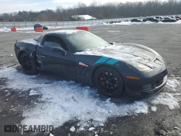✅ 2013 Chevrolet Corvette Grand Sport 3LT • VIN: 1G1YW2DWXD5101091 • Lot: 42223795. Listed on Copart with 123,710 mi. Free auction sales archive from the USA and detailed vehicle history report at DreamBid. Image 4.