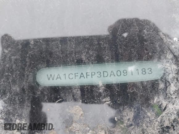 ✅ 2013 Audi Q5 Premium • VIN: WA1CFAFP3DA091183 • Lot: 41864250. Listed on IAAI with 122,666 mi. Free auction sales archive from the USA and detailed vehicle history report at DreamBid. Image 9.