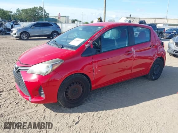 ✅ 2015 Toyota Yaris L • VIN: VNKKTUD34FA034643 • Lot: 42688380. Listed on IAAI with 107,069 mi. Free auction sales archive from the USA and detailed vehicle history report at DreamBid. Image 2.
