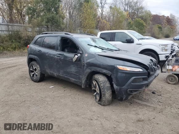 ✅ 2017 Jeep Cherokee Trailhawk • VIN: 1C4PJMBS5HW539000 • Lot: 91345535. Listed on Copart with 172,277 mi. Free auction sales archive from the USA and detailed vehicle history report at DreamBid. Image 4.