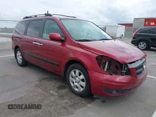 2007 Hyundai Entourage GLS z VIN KNDMC233076022498, wystawiony jako IAAI lot #42159951 z przebiegiem 149 512 mil mil oraz . Historia ofert i sprzedaży dostępna na DreamBid. Obrazek 1.