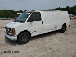 ✅ 2000 GMC Savana • VIN: 1GTFG29M7Y1150023 • Лот: 59602975. Опубликован ранее на Copart с пробегом 649 862 миль. Бесплатный доступ к архиву аукционных продаж из США и подробный отчёт об истории автомобиля на DreamBid. Изображение 1.