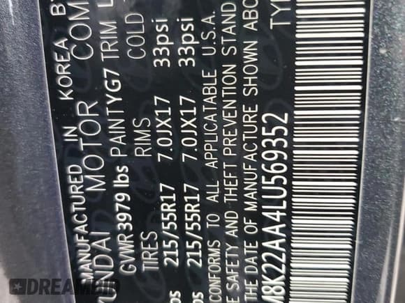 ✅ 2020 Hyundai Kona SEL • VIN: KM8K22AA4LU569352 • Лот: 54014654. Опубликован ранее на Copart с пробегом 69 007 миль. Бесплатный доступ к архиву аукционных продаж из США и подробный отчёт об истории автомобиля на DreamBid. Изображение 15.