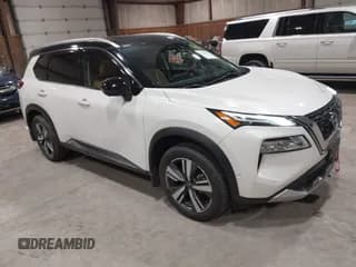 ✅ 2023 Nissan Rogue Platinum • VIN: JN8BT3DD4PW312056 • Lot: 42261272. Listed on IAAI with 5,413 mi. Free auction sales archive from the USA and detailed vehicle history report at DreamBid. Image 1.