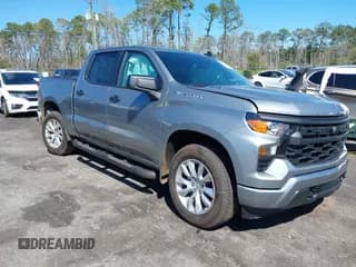 ✅ 2025 Chevrolet Silverado 1500 Custom • VIN: 1GCPABEK8SZ201449 • Lot: 41742273. Wystawiony na IAAI z przebiegiem 244 mil. Bezpłatny archiwum sprzedaży aukcyjnych z USA i szczegółowy raport historii pojazdu na DreamBid. Zdjęcie 1.