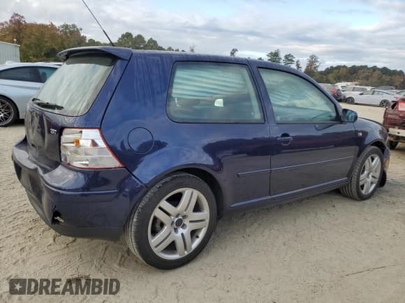 ✅ 2003 Volkswagen Golf GTI • VIN: 9BWDE61J234033663 • Lot: 78353444. Listed on Copart with 165,462 mi. Free auction sales archive from the USA and detailed vehicle history report at DreamBid. Image 3.