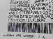 2018 Honda Accord Sport с VIN 1HGCV1F37JA039347, выставлен на аукционе IAAI как лот 43327823 с пробегом 81 555 миль миль и . История ставок и продаж доступна на DreamBid. Изображение 9.