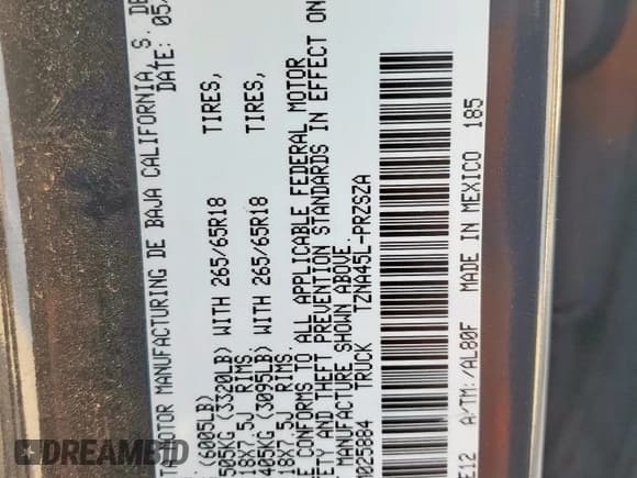 ✅ 2024 Toyota Tacoma SR5 • VIN: 3TMLB5JNXRM025884 • Lot: 86102235. Wystawiony na Copart z przebiegiem 13 027 mil. Bezpłatny archiwum sprzedaży aukcyjnych z USA i szczegółowy raport historii pojazdu na DreamBid. Zdjęcie 13.